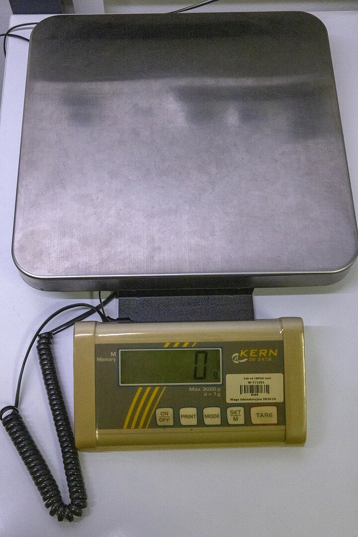 Zdjęcie wagi elektronicznej